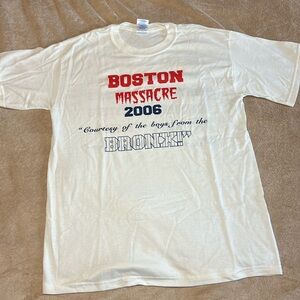 Brand NWOT Yankees Boston Massacre 2006 T-Shirt 2006.